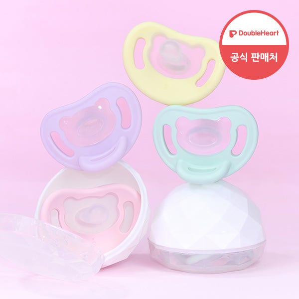 더블하트 통잠 쪽쪽이 소프트버디 스윗드림 1+1 (전용 케이스 포함)