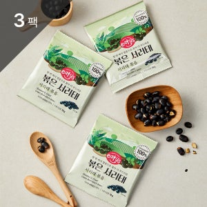 이더스 볶은 서리태 국산 햇서리태 검정콩 검은콩 360g, 3개