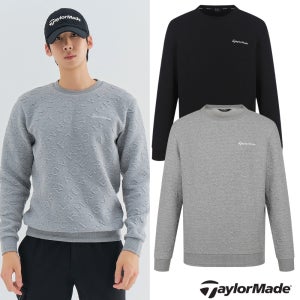 테일러메이드어패럴 남성골프웨어 남성티셔츠 라운드 긴팔 맨투맨 골프맨투맨 상의 N3243