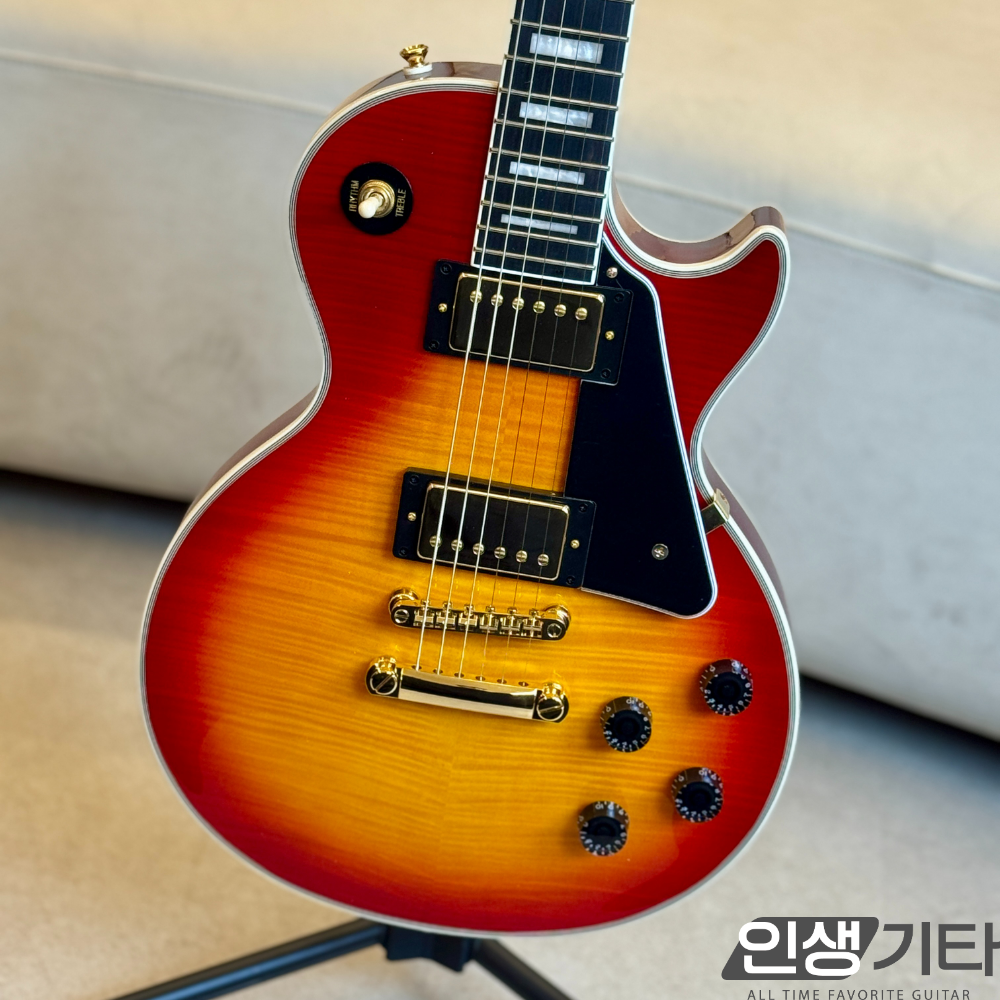 Epiphone 에피폰 레스폴 커스텀 헤리티지 체리 버스트
