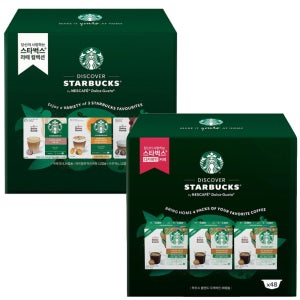 스타벅스 돌체구스토 캡슐 48입 화이트 디카페인카페라테 캐러멜마키아토 카푸치노