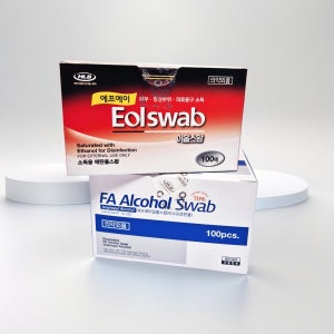 FA 이올스왑 알콜스왑 일회용 알콜솜 소독솜 개별포장 100매입
