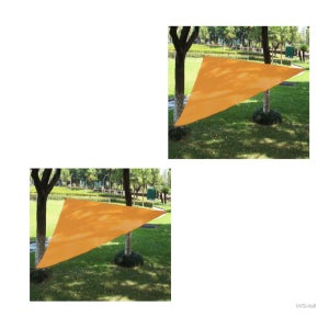 WSstore 삼각 그늘막타프(3M) (오렌지) 캠핑용품 자외선차단