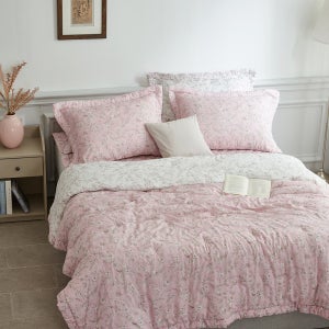 아이리스 카멜리아PK 모달 워싱 차렵이불 Q