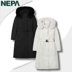 네파 롱패딩 프리미엄 아르떼 여성 고어텍스 패딩코트 폭스퍼 후드 벨티드 보온 발열 롱점퍼