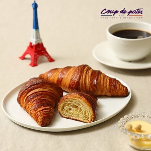 서브큐 AOP 샤랑트푸아투 버터 크루아상 냉동생지 /버터 28% 75g, 30개입, 4개