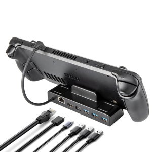 스팀덱 도킹 스테이션 독 USB허브 로갈리 6in1 ROG Ally 4K 60Hz 타입C