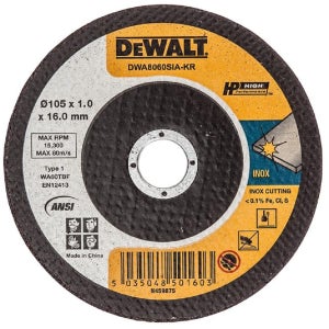 디월트 절단석 105mm5개 그라인더날 125mm DeWALT 커터기 DWA8063SIA