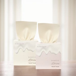 휴홈 무표백 보습 대나무 로션 티슈 미니팩 비염 민감성 전용 250매, 6개