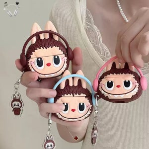 라부부에어팟케이스 3종 헤드셋 키링세트 프로2 에어팟4 라부부 헤드폰 악세사리 인형 1세대