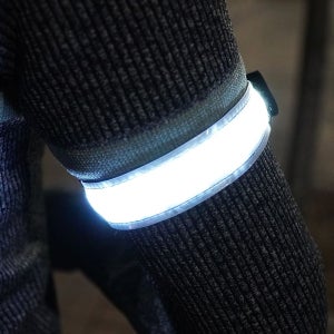 달리기용 암밴드 LED 싸이클등 화이트B100