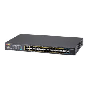 솔텍 SFC4500A(DC) 스위치허브 UTP 4포트 SFP 24포트 S-Ring 전원이중화