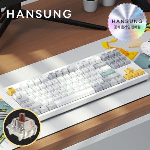 한성 TFX GTO 무선 기계식키보드 로보, 갈축, 55g