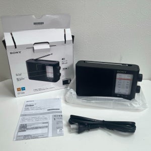 소니 라디오 건전지 구동 휴대용 와이드 FM AM 지원 SONY ICF-506