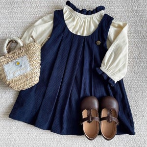 유아 원피스 여아 아기 자매 하객룩 콩쿨 연주회 결온식 북유럽풍 가을 원피스 세트