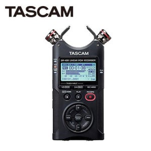 타스캠 TASCAM DR-40X 1인방송 스튜디오 녹음 휴대용 보이스 레코더