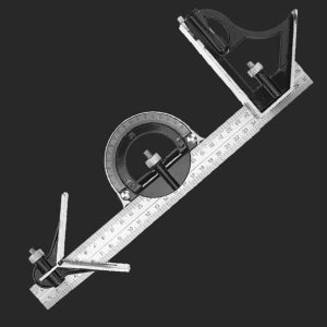 멀티자 다용도 직각 자 스틸 철 각도기