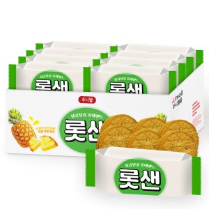 롯데 롯데샌드 오리지널 파인애플 대용량 비스킷 1box
