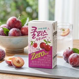 동원 쿨피스 제로 자두 140ml 24개+24개 총 48개 자두맛 제로 칼로리 유산균
