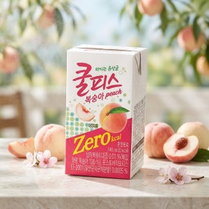 동원 쿨피스 제로 복숭아 140ml 24개+24개 총 48개 복숭아맛 유산균 비타민