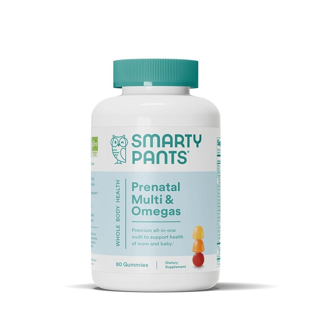 <b>스마티팬츠</b> 영양제 여성용 임산부 멀티비타민 젤리 <b>오메가3</b> <b>SmartyPants</b>