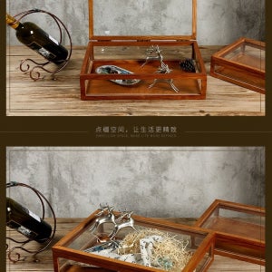 우드 주얼리 보관함 엔틱 나무 케이스 목걸이 악세서리 보석 박스 소형 화장품