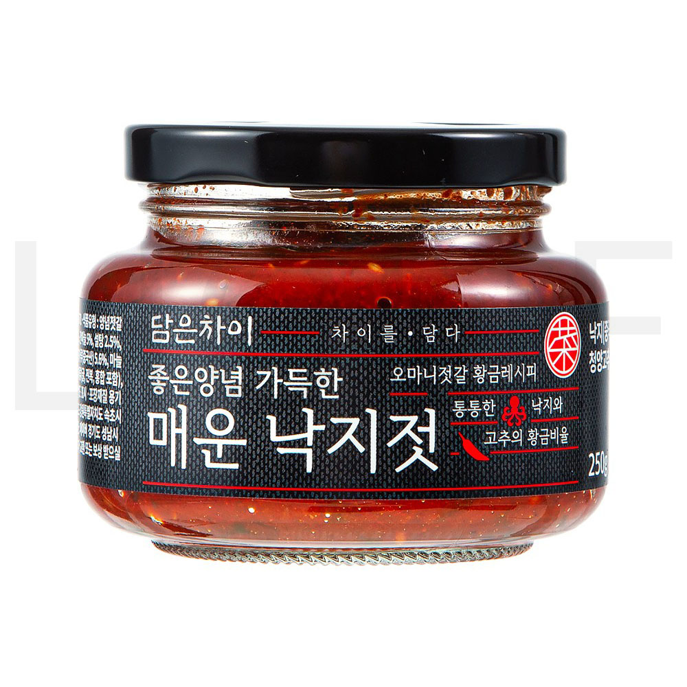 담은차이 좋은양념 가득한 매운 낙지젓 제품 이미지