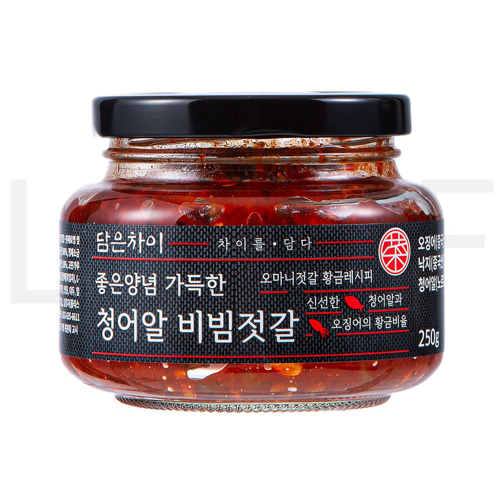 담은차이 좋은양념 가득한 청어알 비빔젓갈 제품 이미지
