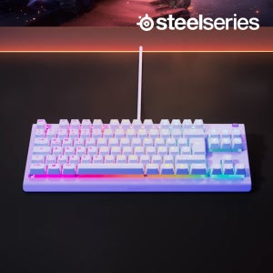 [국내정발] 스틸시리즈 APEX 3 TKL 라벤더 영문 키보드