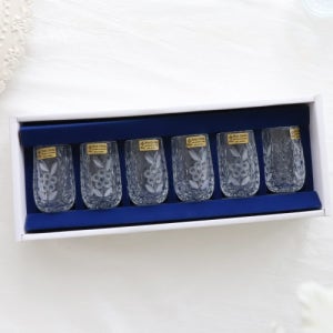 NBS 뉴체리 크리스탈 샷잔 6P세트 양주 위스키잔