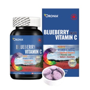 오로니아 블루베리맛 츄어블 비타민C 500 90정 / 리포좀비타민C