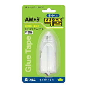 아모스 풀테이프 리필 딱풀 양면 테이프 접착제 테이프풀