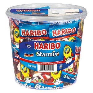 하리보 스타믹스 젤리 대용량 버킷 1000g 2개