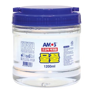 아모스 물풀 1200ml 접착제 슬라임 풀 글루 PVA풀