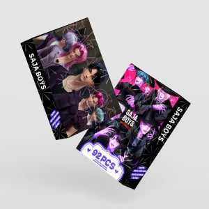 E 케이팝 데몬 헌터스 굿즈 포토 카드 케이 팝 헌트릭스 92장 세트 포카 케이팝 사자보이즈 Photo card
