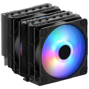 3RSYS RC1400 콰이어트 쌍철봉 블랙 공냉쿨러 CPU쿨러 쿨링팬 냉각팬