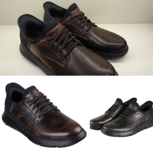 스케쳐스 가르자거빈 남성용 이재용신발 슬립온 다크브라운 205046