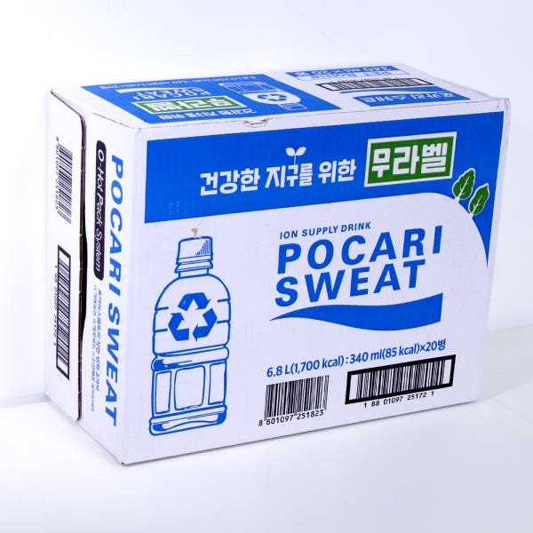 코스트코 포카리스 포카리스웨트 포카리스웨이트 무라벨 340ml 20입