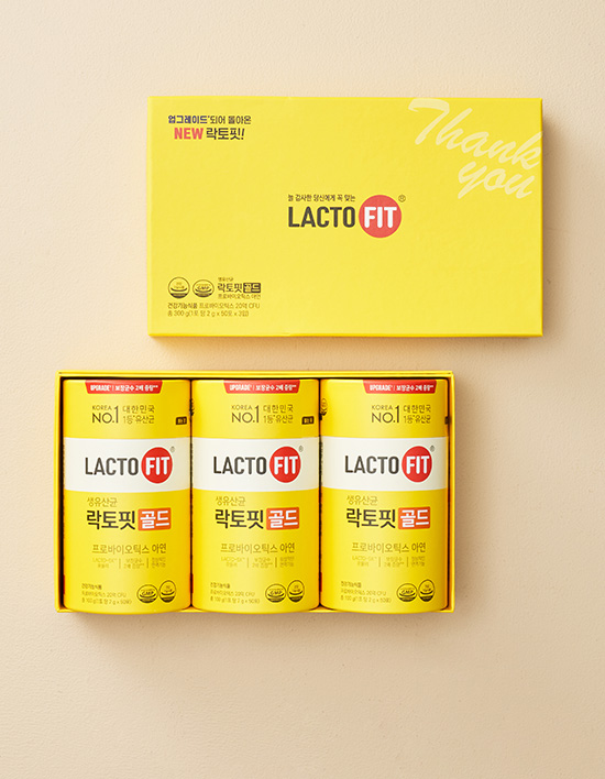 [종근당건강] 락토핏 골드 유산균 선물세트 (150일분) (+쇼핑백증정)