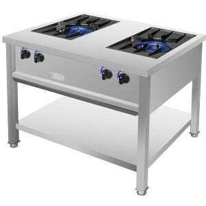 키친블루 900 2구렌지 간택기 업소용 가스렌지