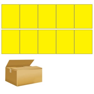 EVA 칼라 에바폼 3T 490x330mm H세트 노랑 (10장)