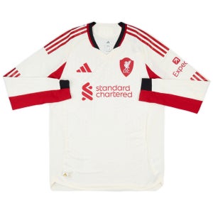 리버풀 어웨이 긴팔 유니폼 저지 어센틱 25/26 선수 마킹 패치 JV6446 선수지급용