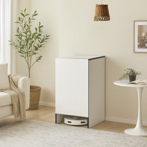 세니 로봇청소기 수납장 시리즈 수납도어형 500