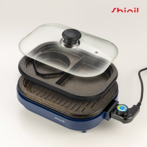 신일 미니 그릴 1인용 소형 2IN1 홈파티 삽겹살 전기그릴 캠핑용 SGP-ET1060S