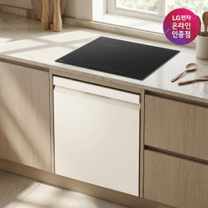 LG 열풍건조 식기세척기 + 인덕션 블랙 빌트인 세트 (DUE6BGL1E+BEI3ASB2OE / 6BG1E-ASB2E)
