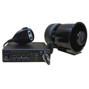 차량용앰프 싸이렌앰프 경찰사이렌 렉카차 앰뷸런스 SE500+원형50W+스피커선5M 세트