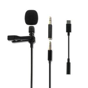 디보이스 HC-900A4 스마트폰용 3.5mm 3M 고음질 콘덴서 핀마이크 인터뷰 강의용