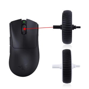 레이저 데스에더 v3 pro 마우스 순정 휠 블랙 화이트 데브삼 파손수리