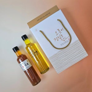 강원상회 방앗간 국산 참기름 생들기름 명절 선물세트 2입