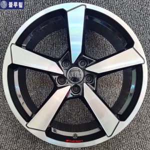 아우디 A5 S5 19인치 스포츠 블랙폴리쉬 순정 휠 (한대분 4개) A4, A6 호환